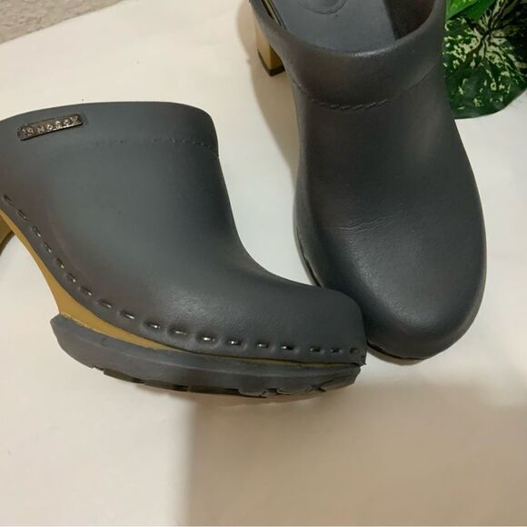 NOSOX Pepper Clogs Mules Gray tan size 6 - Picture 3 of 12